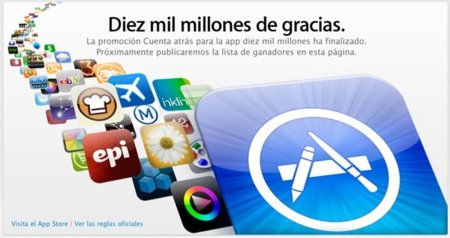 ¡Diez mil millones de gracias! Apple llega a una bonita cifra en la App Store
