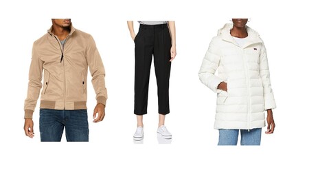 Chollos en tallas sueltas de abrigos, chaquetas y pantalones Tommy Hilfiger, Levi's o Superdry en Amazon