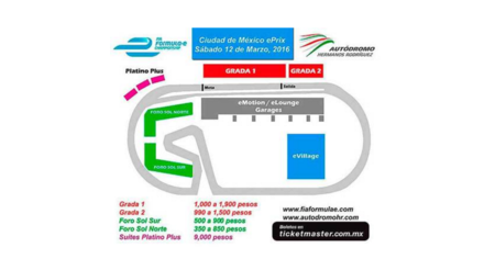 20151203 Precios Formula E Mexico City Eprix