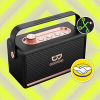 Bocina retro con Bluetooth, auxiliar y hasta lector de memorias USB: el regalo idela para nostálgicos por 189 pesos