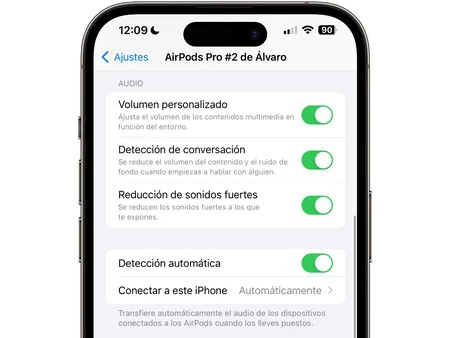 Audio Adaptativo Ajustes