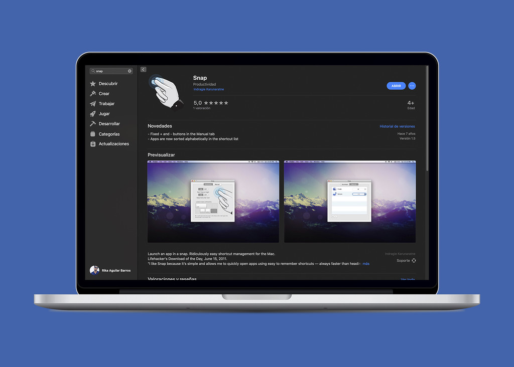 Snap es una herramienta para crear accesos rápidos personalizados en macOS 