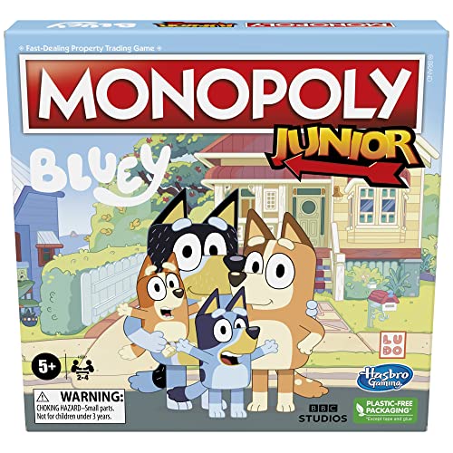 Hasbro Gaming Monopoly Junior Age 5+: Bluey Edition Juego de mesa 