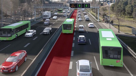 Nuevo carril Bus-VAO A-2 Madrid