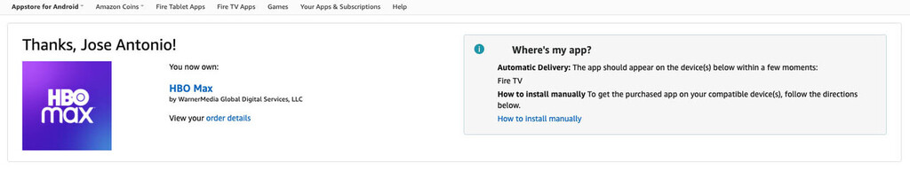 hbo max en fire tv stick mexico