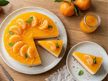 Cómo hacer un cheesecake de mandarina sin horno: un postre fácil, cremosito y con pocos ingredientes