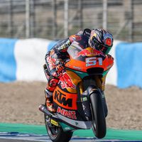 Pedro Acosta mete miedo: ha acabado segundo a dos décimas del líder en el primer test de Moto2 en Jerez 