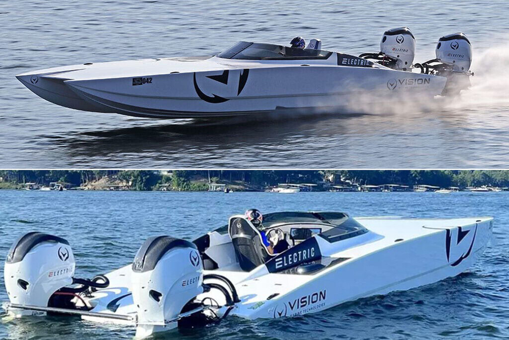 Los barcos eléctricos son ya tan rápidos que uno acaba de romper una barrera histórica: la de los 160 km/h