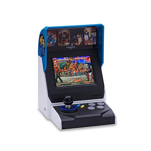 SNK Neo Geo Mini Arcade Versión Internacional, 40 Juegos Neo Geo con Licencia Oficial Precargados, Admite Salida HDMI a Pantalla Grande