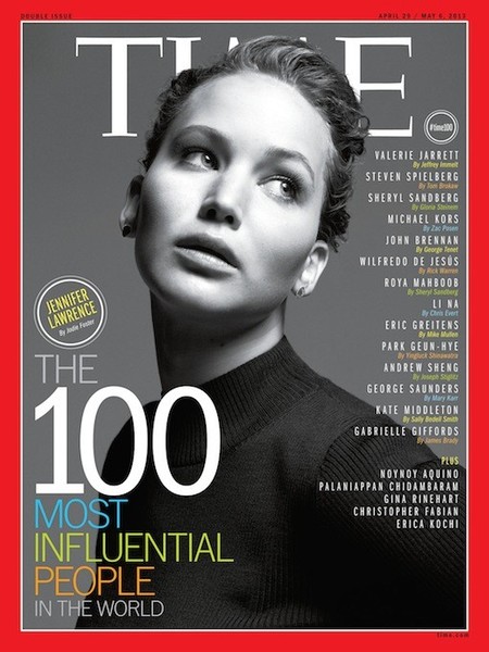 Jennifer Lawrence sigue sumando honores: ahora, entre las 100 personas más influyentes del mundo