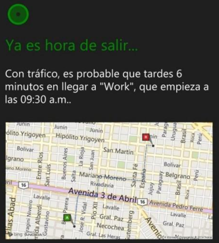 Cortana se deja ver respondiendo en español