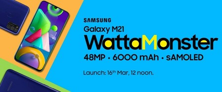 La "monstruosa" batería de 6.000 mAh del Samsung Galaxy M21 será oficial el 16 de marzo