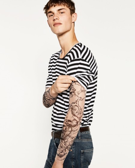 La camiseta de Zara que te quitará el miedo a los tatuajes