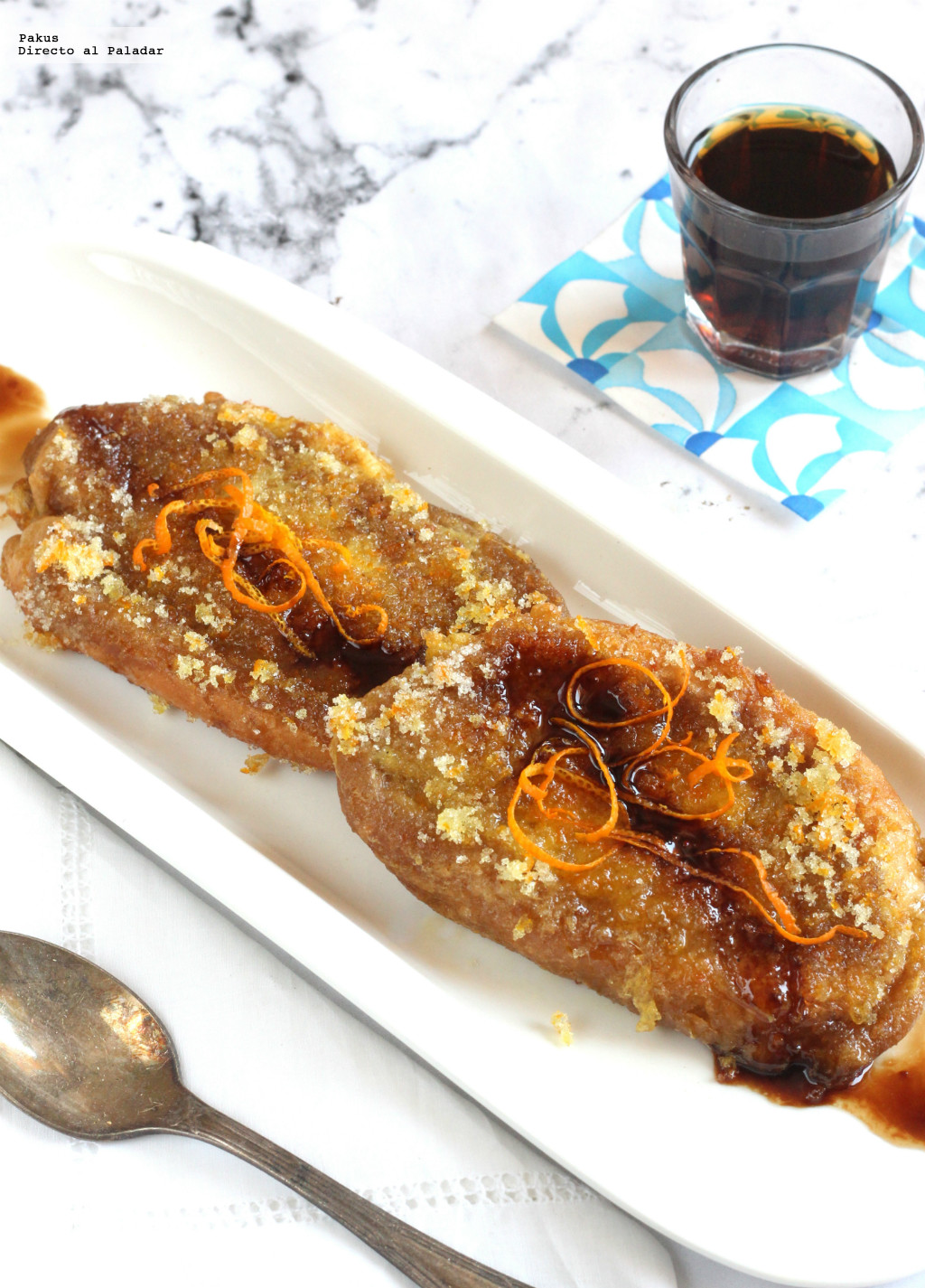 Torrijas de vermú, las torrijas solo para adultos