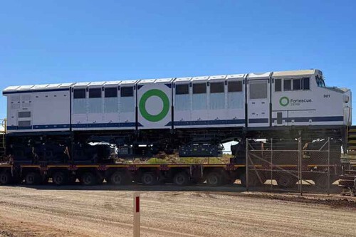 Austrália quer criar trem que cria combustível emquanto anda | Imagem: Fortescue