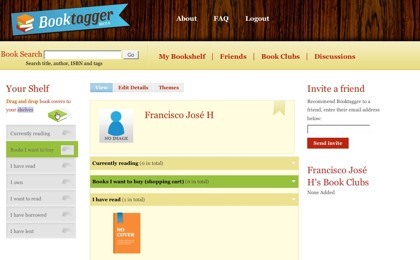 Booktagger, gestión virtual de libros y discusiones sociales sobre los mismos