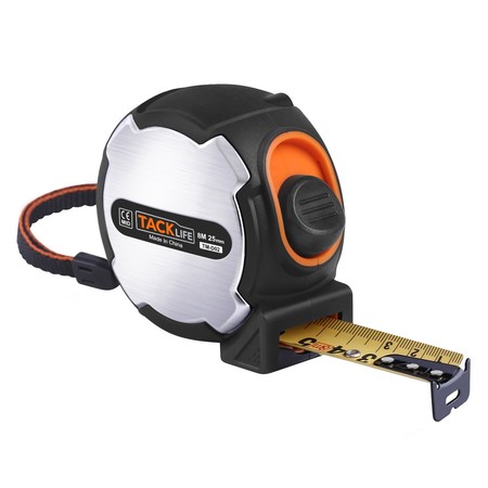 Cupón de descuento de 4 euros en la cinta métrica de 8 metros Tacklife TM D02: ahora 9,99 euros en Amazon