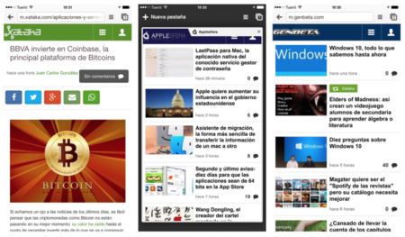 Chrome 40 llega a iOS: Hand Off, Material Design y optimizado para los iPhone 6
