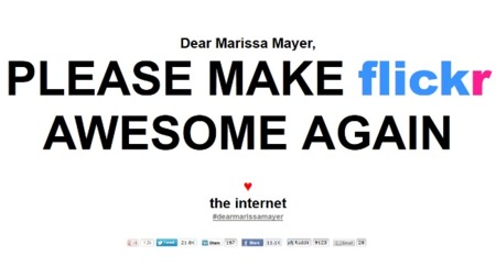 Le piden a Marissa Mayer que mejore Flickr y Flickr responde, la imagen de la semana