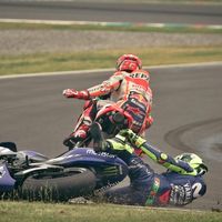 Marc Márquez: "He cometido un error involuntario. No me preocupan las palabras de Valentino"