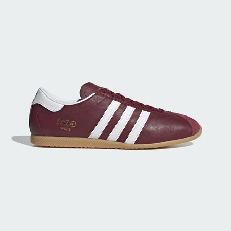 Zapatillas Burdeos Vino Bonitas Elegantes Piel Zapatos Adidas Comodas
