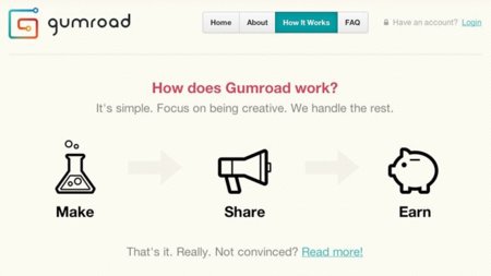 Gumroad, otra sencilla solución para vender contenido digital