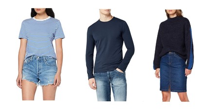 Chollos en tallas sueltas de pantalones, faldas y camisetas de marcas como Levi's, Pepe Jeans o Lee en Amazon