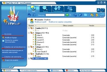Gigatribe, redes P2P entre amigos