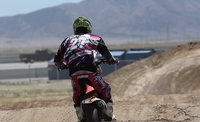Dustin Hoffman haciendo pretemporada para el USA Pro Supermoto