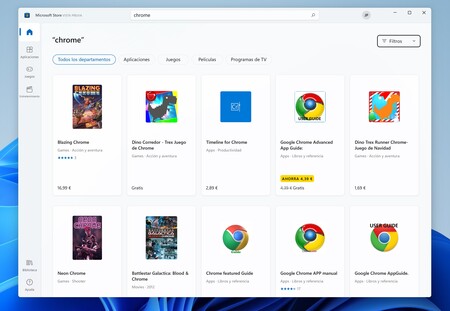 Microsoft Store Chrome