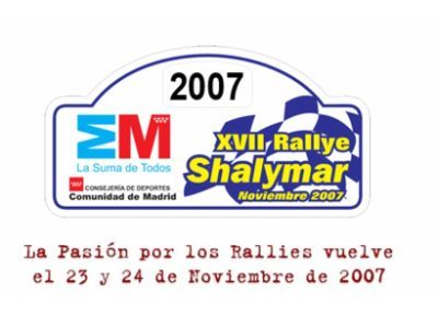 Horarios Rally Shalymar 2007 y la pre-inspección para el nacional