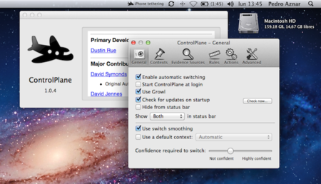 Cómo utilizar las acciones de contexto para gestionar nuestro Mac con ControlPlane