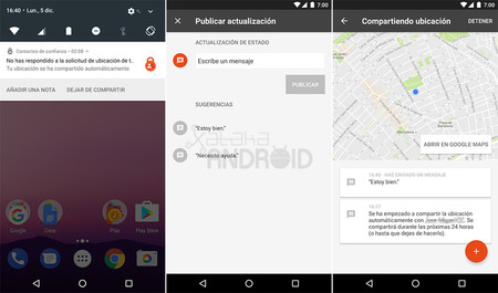 Contactos de confianza
