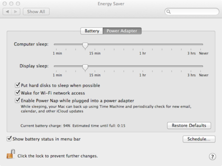 Cómo activar PowerNap en tu portátil