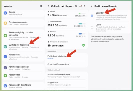 Rendimiento One Ui 2