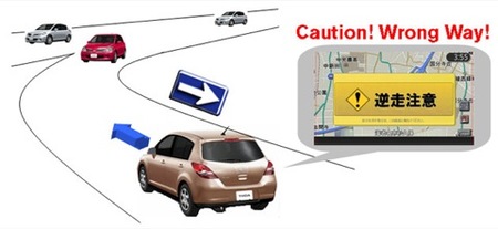 Nissan trabaja en un sistema para evitar que circulemos en sentido contrario
