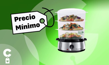 Estas navidades cocina más sano con la vaporera Russell Hobbs más vendida de Amazon con más de un 50% de descuento