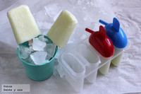 Polos sencillos de melón y yogur. Receta