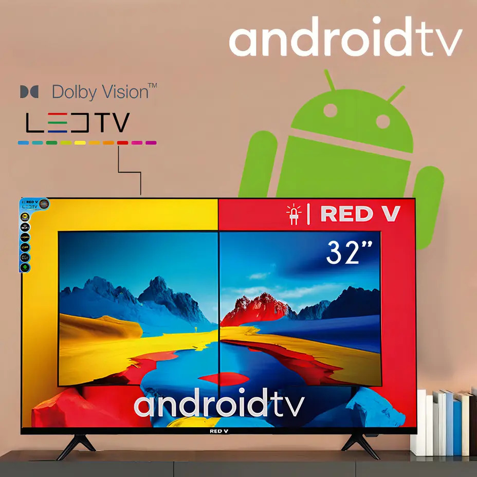 Televisión Redv 32 Pulgadas Smart Tv Android 14 Hd