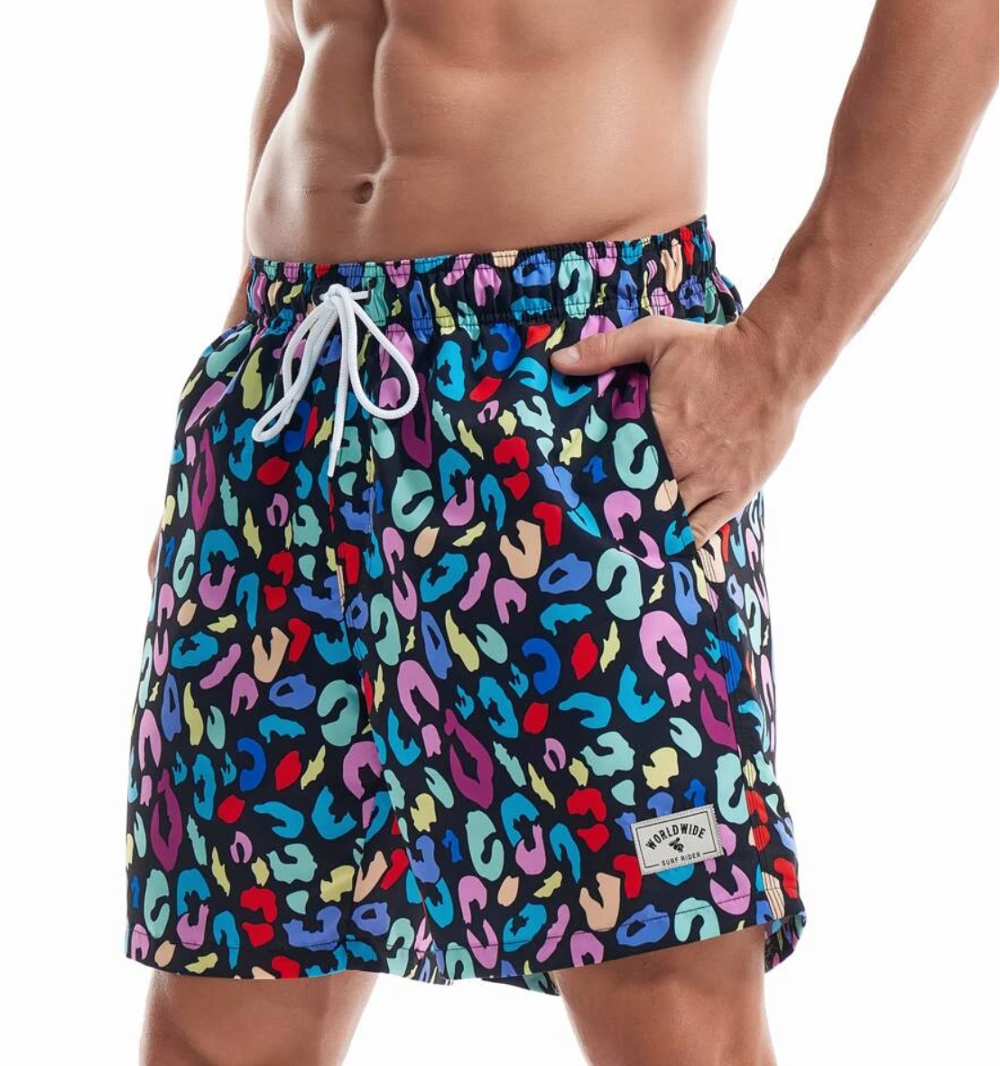 Bañador para papá estampado de colores