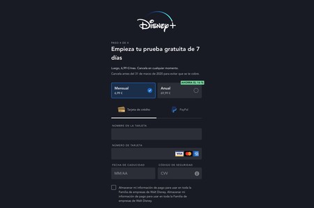 Disney Pago