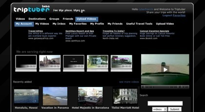 Triptuber, compartiendo los vídeos de los lugares visitados