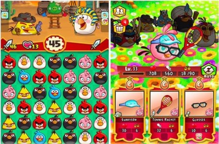 La familia Angry Birds crece con dos nuevos free-to-play: un Candy Crush y un Puzzle Bobble