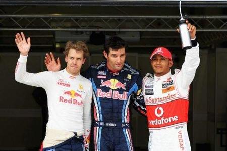 Tercera pole position consecutiva para Mark Webber
