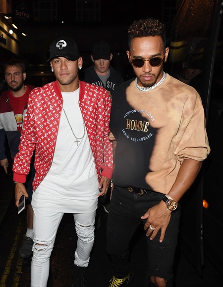 Lewis Hamilton y Neymar salen juntos de fiesta por Londres ¿quién gana este duelo de estilo?