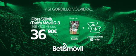 La fibra de MásMóvil, más barata si contratas con Betismóvil: el virtual sevillano resurge con nuevas tarifas