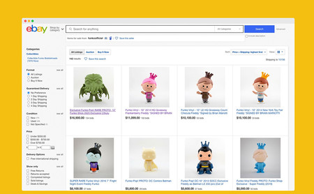 Funko subasta cientos de figuras exclusivas en una subasta de eBay que ya alcanza cifras alucinantes
