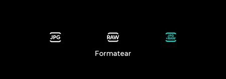 Opciones Raw Camara Movil