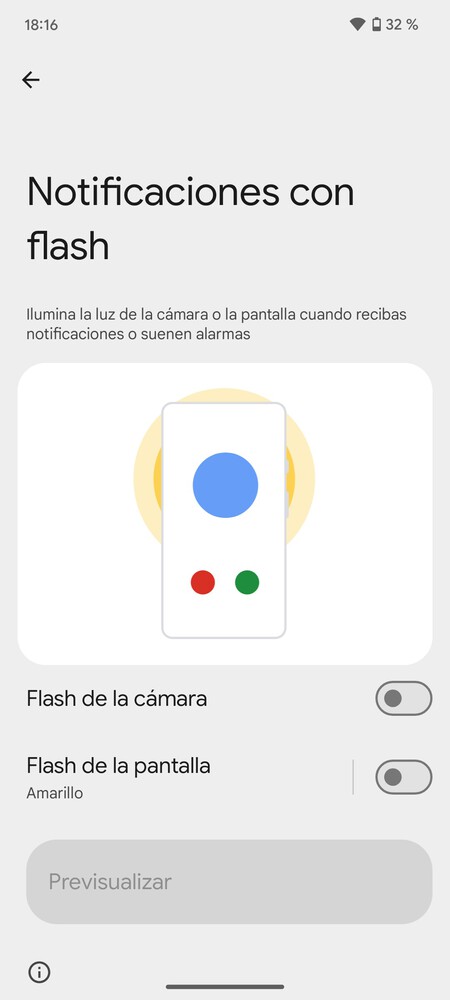 Flash de notificaciones