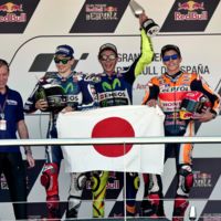 Podio de récord en Jerez. Valentino Rossi, Jorge Lorenzo y Marc Márquez siguen destrozando los números